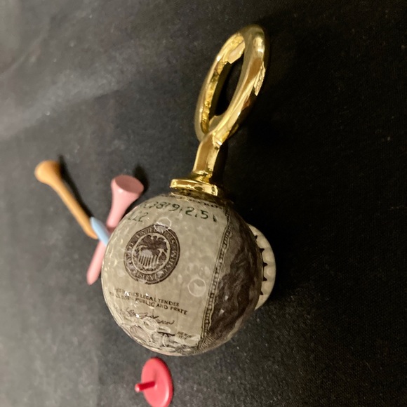 💵 💯 Benjamin Federal Reserve banknote golf ball bottle opener! Great gift idea! - Picture 6 of 10